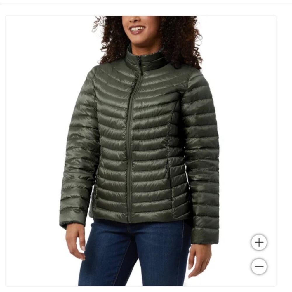 Lightweight Quilted Packable Jacket - Olive